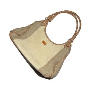Relic shoulder bag neutral woven tan casual boho